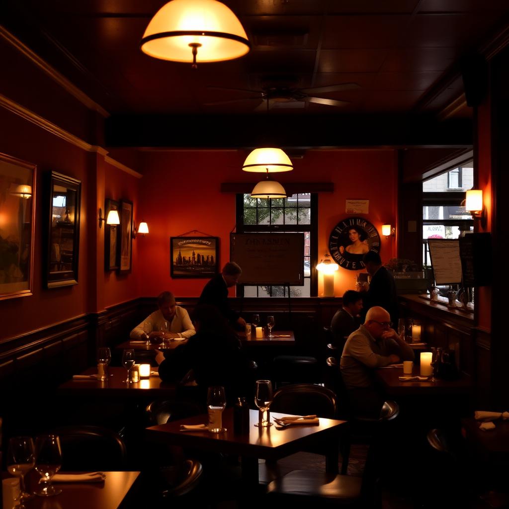 Guests dining
